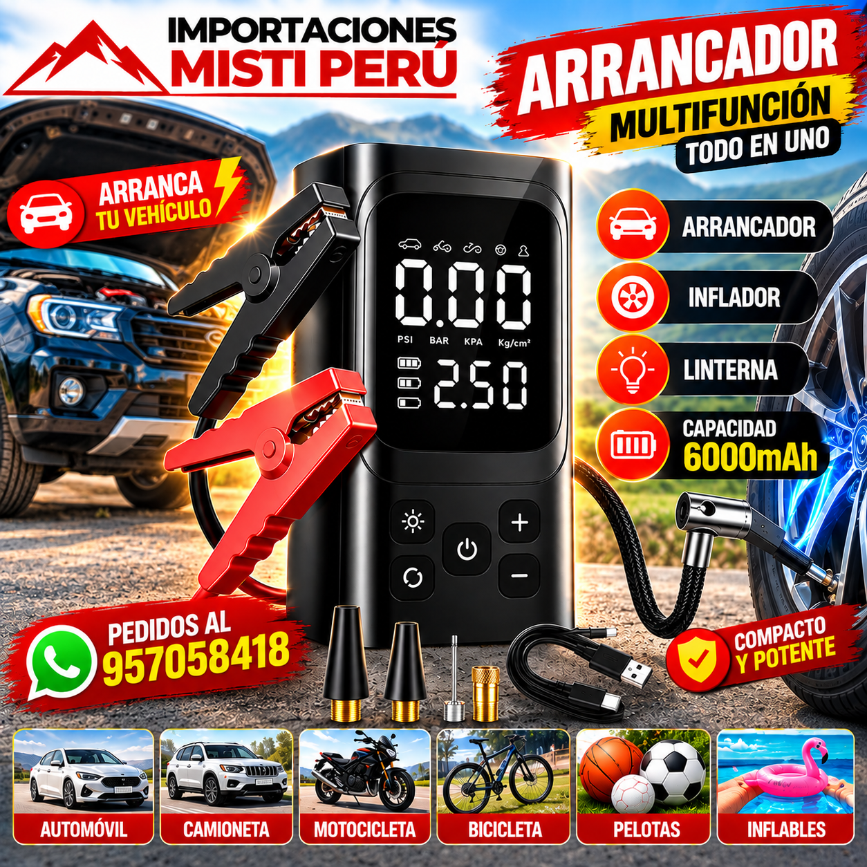 Arrancador multifunción